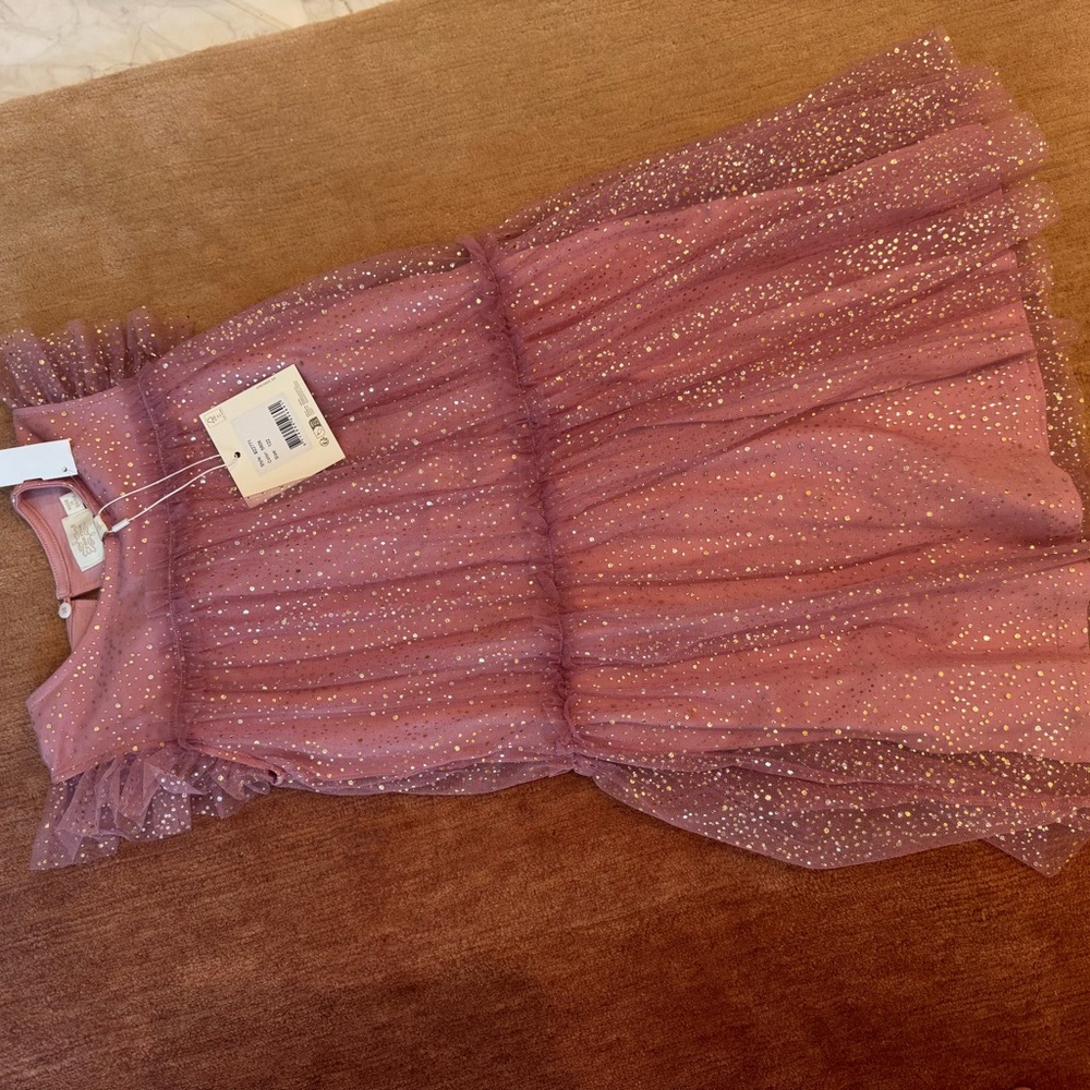 Sparkling Pink Tulle Dress